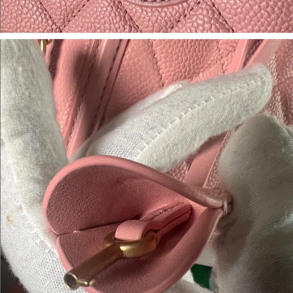 CHANEL Pink Quilted Vanity Camera Crossbody Bag with Matching Wallet - Picture 5 of 9